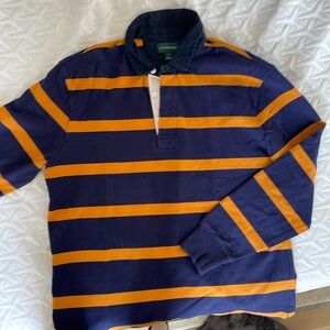 J Crew Striped Rugby Shirt